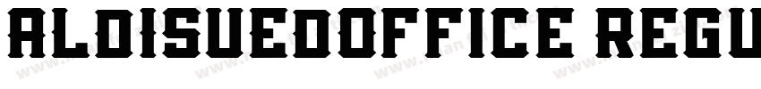 ALDISUEDOffice Regul字体转换